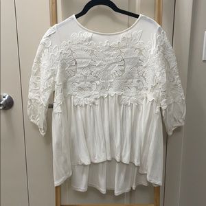Anthropologie lace blouse